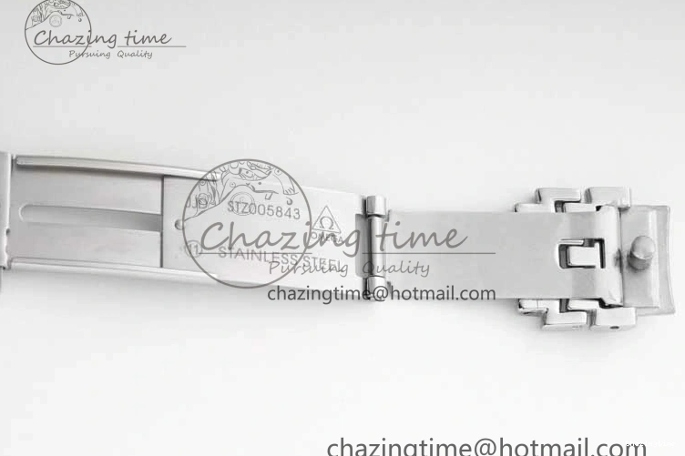 0325 HighPerformance De Ville SS DIWF 1:1 Best Edition Gray White Dial Blue Markers on SS Bracelet MIYOTA 7852